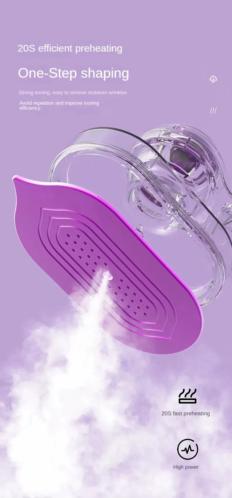 Portable Handheld Clothes Steamer Hanging Ironing Machine Mini Electric Iron Home Travel Wet And Dry Ironing Machine Steam Machine Dormitory