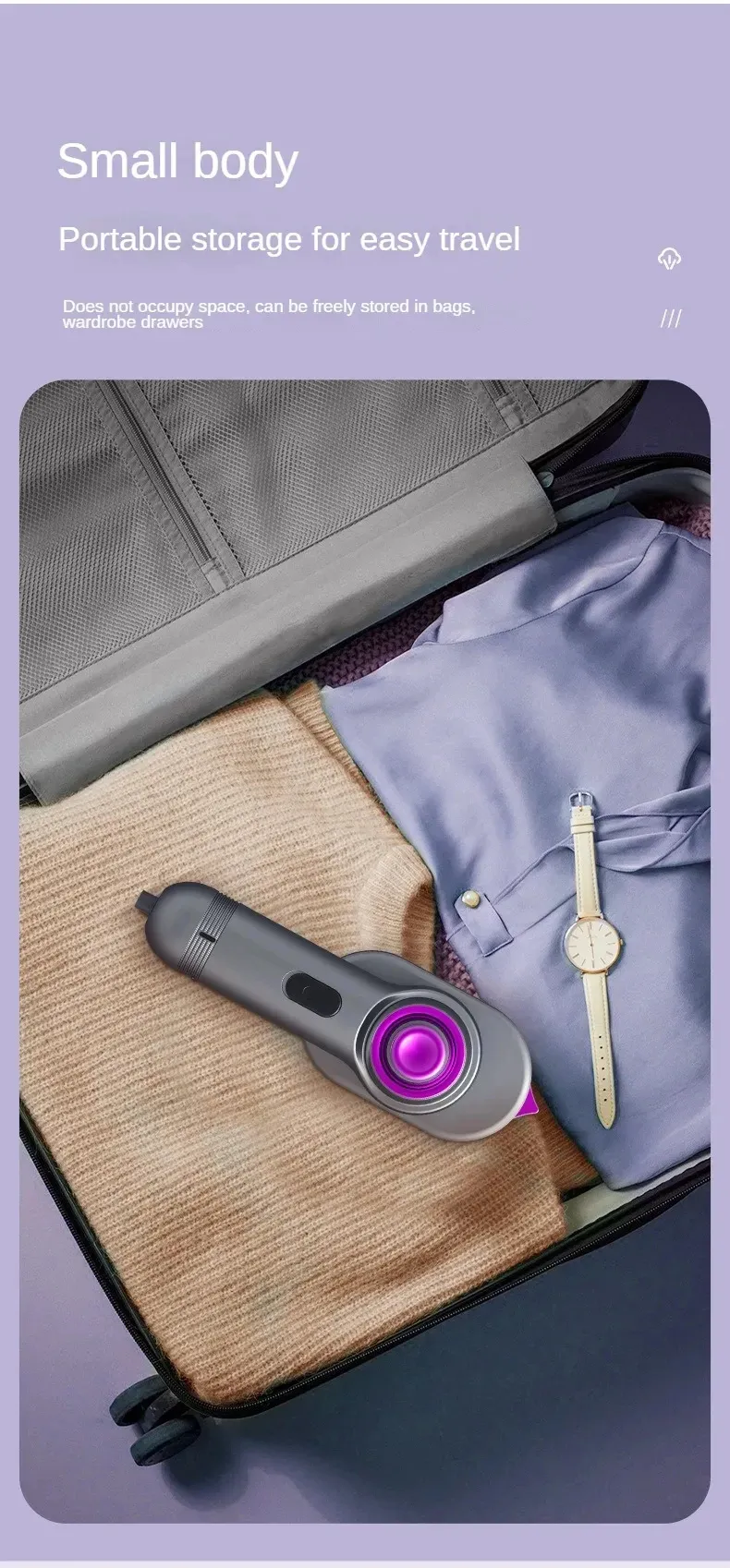 Portable Handheld Clothes Steamer Hanging Ironing Machine Mini Electric Iron Home Travel Wet And Dry Ironing Machine Steam Machine Dormitory