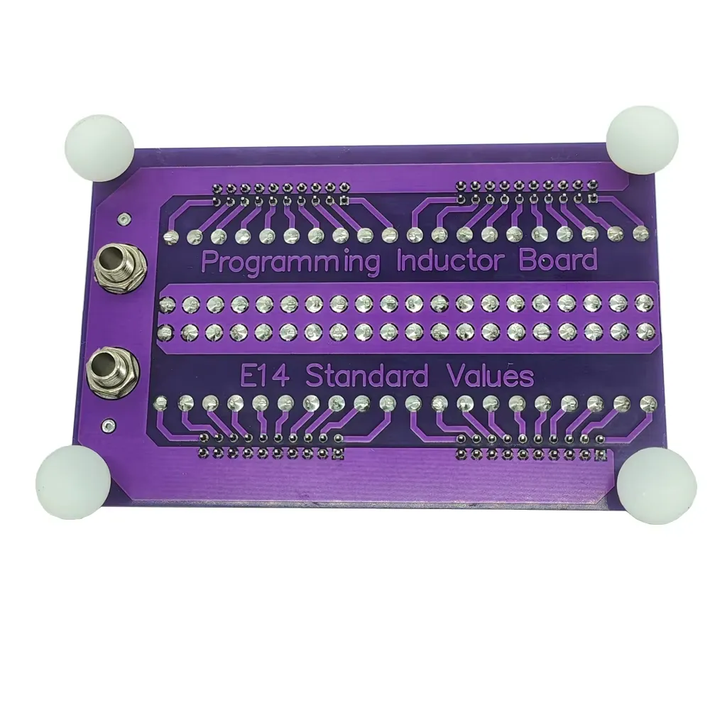 Scheda induttore programmabile standard E12 da 1uH a 2,2mH a 40 valori