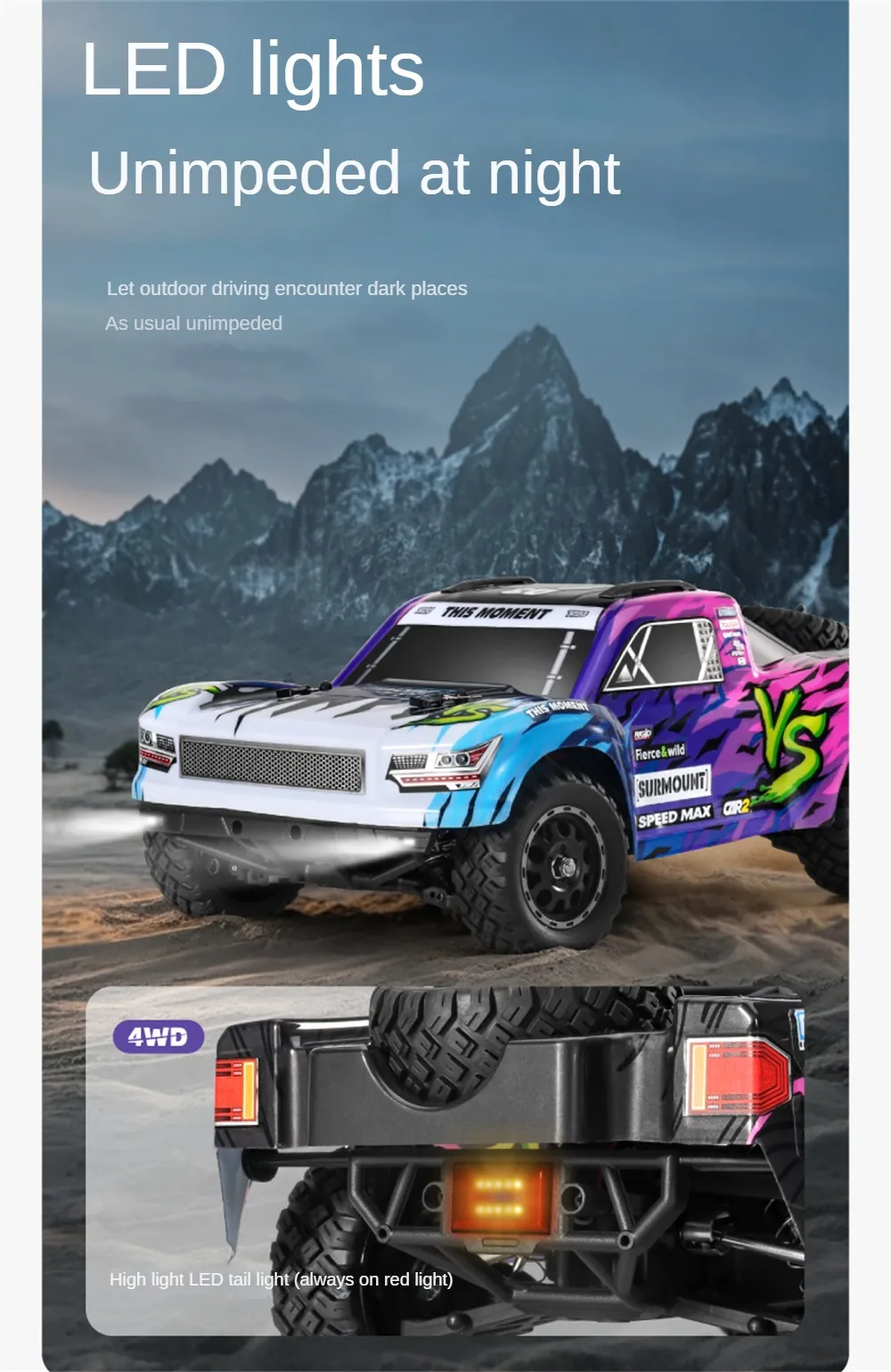 HBX 3103A 1/16 2.4G 4WD High Speed Brushless RC Car RTR Electric Short Truck Full Proportional Control Vehicle Models HBX 3103A 1/16 2.4G 4WD High Speed Brushless RC Car RTR Electric Short Truck Full Proportional Control Vehicle Models