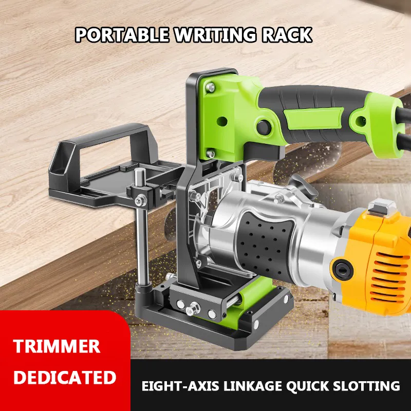 Woodworking Slotting Machine Bracket Wood Trimming Machine Bracket Aluminum Alloy Wood Trimmer Router Support