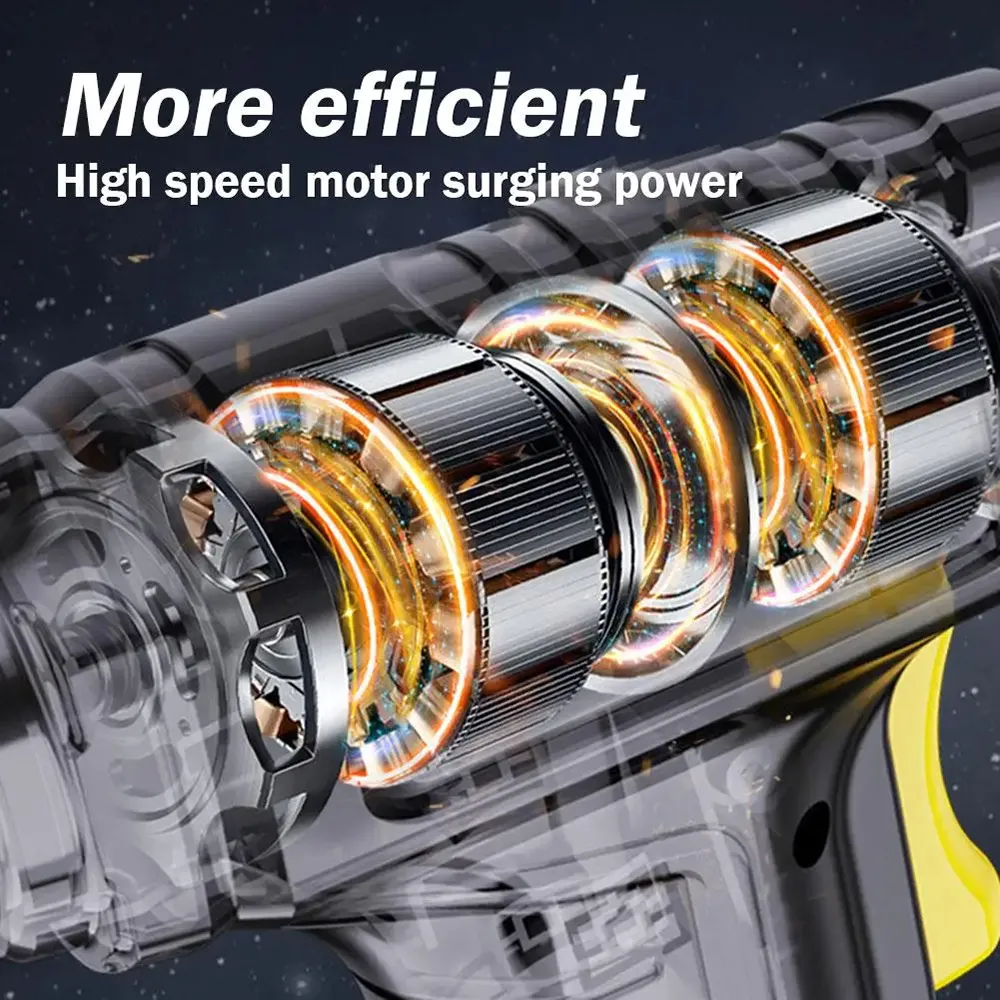 120W Smart Auto Elektrische Reifen Inflator Pumpe Auto Handheld Intelligente Digital Display Haushalt Auto Elektrische Tragbare Reifen Luftpumpe
