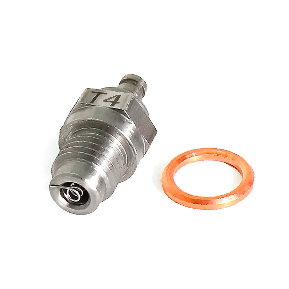 Hot T4 Spark Glow Plug RC Cars Parts Vehicles Models Simulation Four Stroke Methanol Nitro Engine RS Toyan SAITO Spare Accessories Hot T4 Spark Glow Plug RC Cars Parts Vehicles Models Simulation Four Stroke Methanol Nitro Engine RS Toyan SAITO Spare Accessories