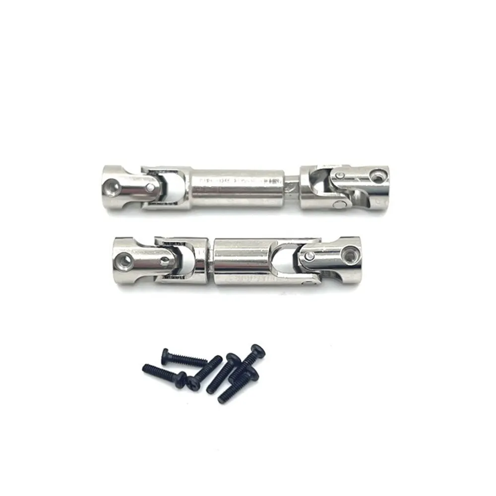 2PCS Upgraded Metal Drive Shaft Front Rear for Land Rover FMS FCX24M D90 D110 Range Discovery 1/24 Rock Crawler RC Cars Vehicles Models Spare Parts Accessories 2PCS Upgraded Metal Drive Shaft Front Rear for Land Rover FMS FCX24M D90 D110 Range Discovery 1/24 Rock Crawler RC Cars Vehicles Models Spare Parts Accessories