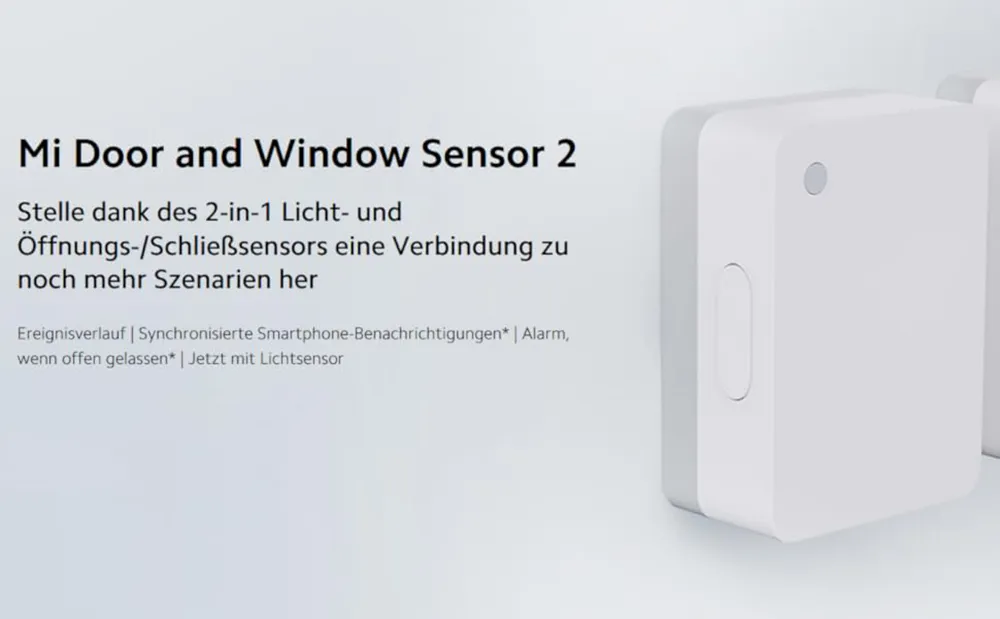 Xiaomi Mijia Opening and Closing Record Notification Door and Window Sensor 2 Smart Connection Mijia/Xiaomi Home App
