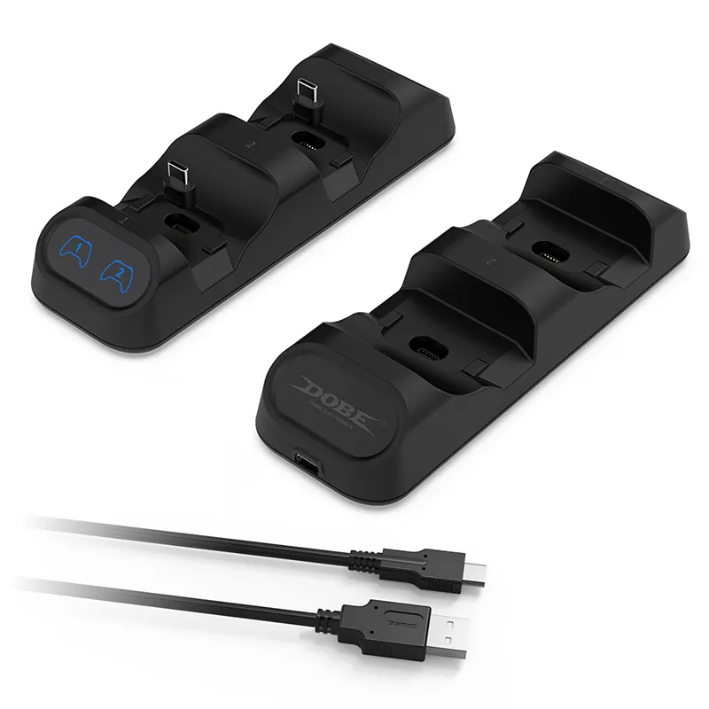 DOBE TY-0811S for PS5/SwitchPRO/Xbox SeriesS/X Dual Gamepad Charger Dock