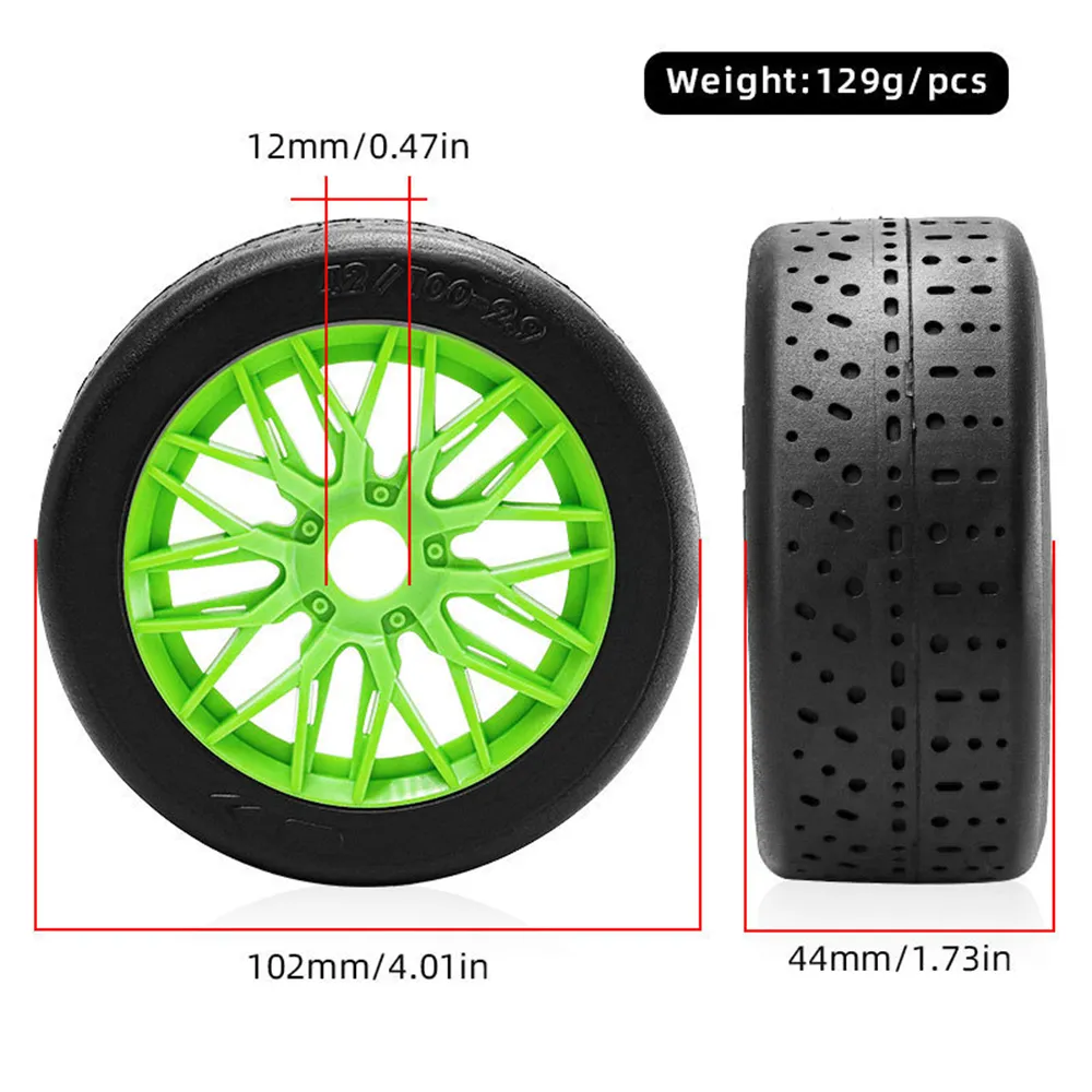 4PCS Wheel Hub Rubber Tires for 1/8 ARRMA 1/7 Infraction 6S F1 Limitless RC Car Vehicle Models Parts 4PCS Wheel Hub Rubber Tires for 1/8 ARRMA 1/7 Infraction 6S F1 Limitless RC Car Vehicle Models Parts