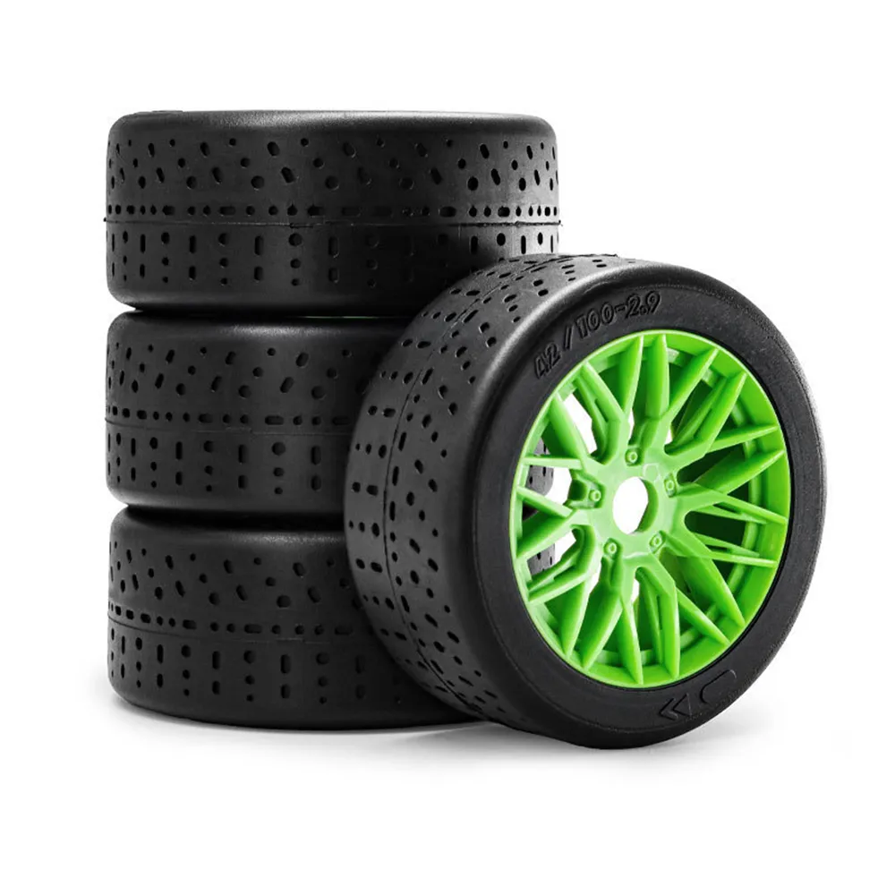 4PCS Wheel Hub Rubber Tires for 1/8 ARRMA 1/7 Infraction 6S F1 Limitless RC Car Vehicle Models Parts 4PCS Wheel Hub Rubber Tires for 1/8 ARRMA 1/7 Infraction 6S F1 Limitless RC Car Vehicle Models Parts