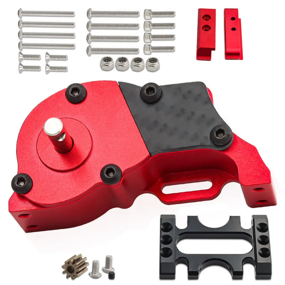 Upgraded Metal LCG Gearbox Assembly Spare Parts for 1/10 Climbing RC Car Vehicle Models Parts