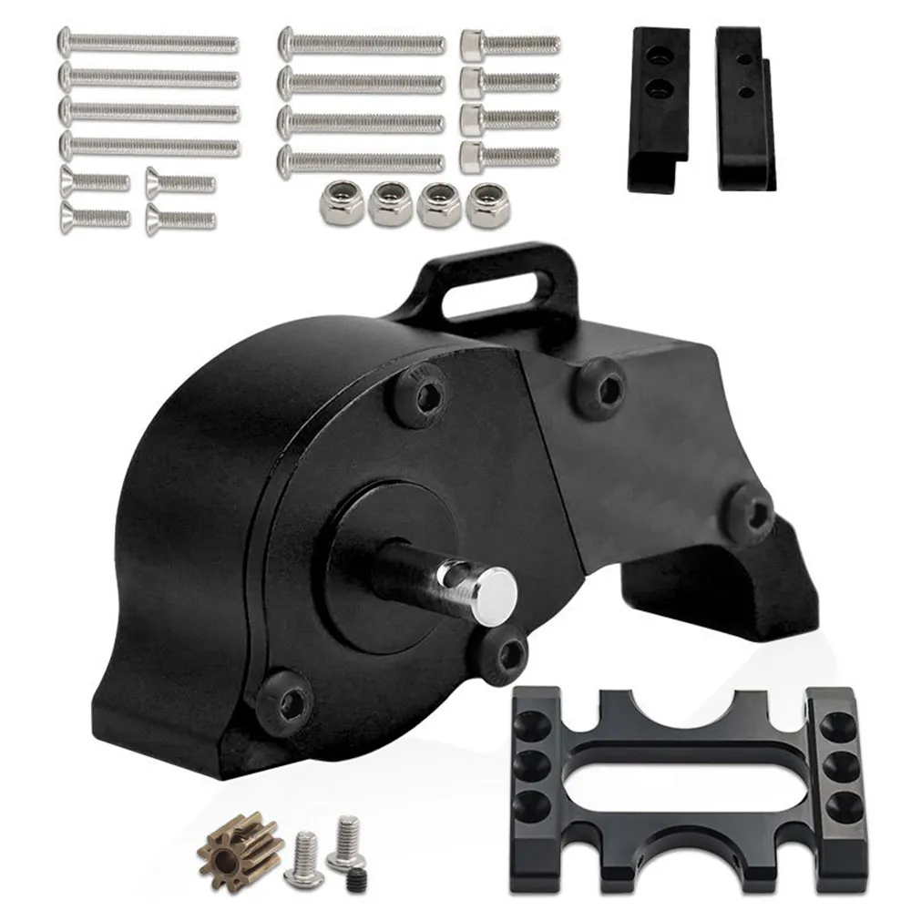 Upgraded Metal LCG Gearbox Assembly Spare Parts for 1/10 Climbing RC Car Vehicle Models Parts