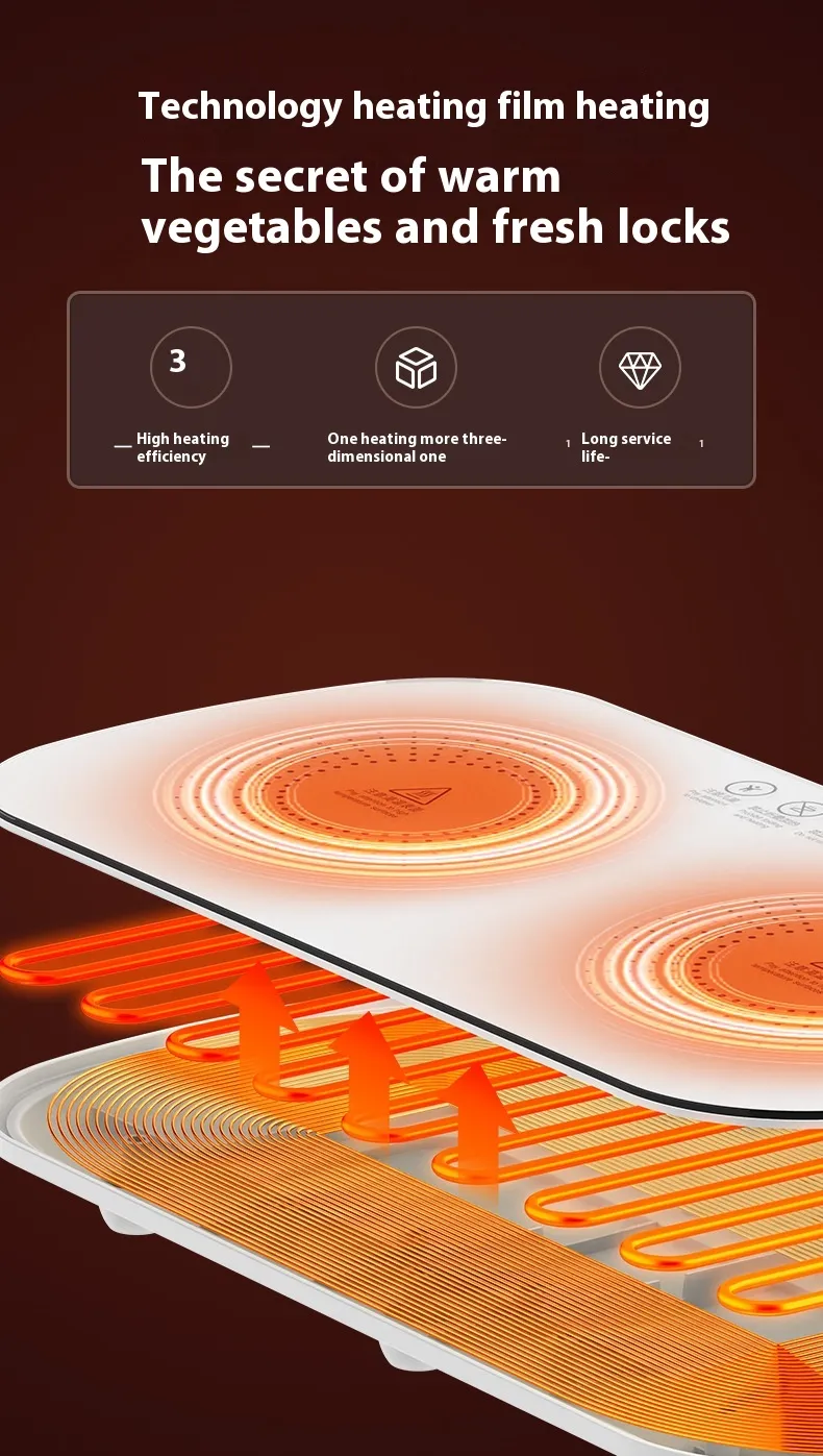 Multifunctional Intelligent Constant Temperature Food Warming Board Household Dining Table Insulation Board Food Warmer Multifunctional Intelligent Constant Temperature Food Warming Board Household Dining Table Insulation Board Food Warmer