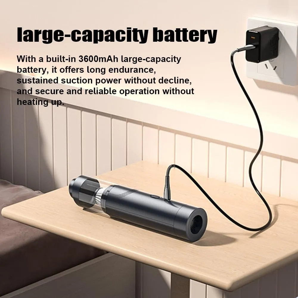 7000pa Portable Cordless Handheld Car Vacuum Cleaner Dual Use Inflation Suction Blow Suction Vacuum For Home Office Car