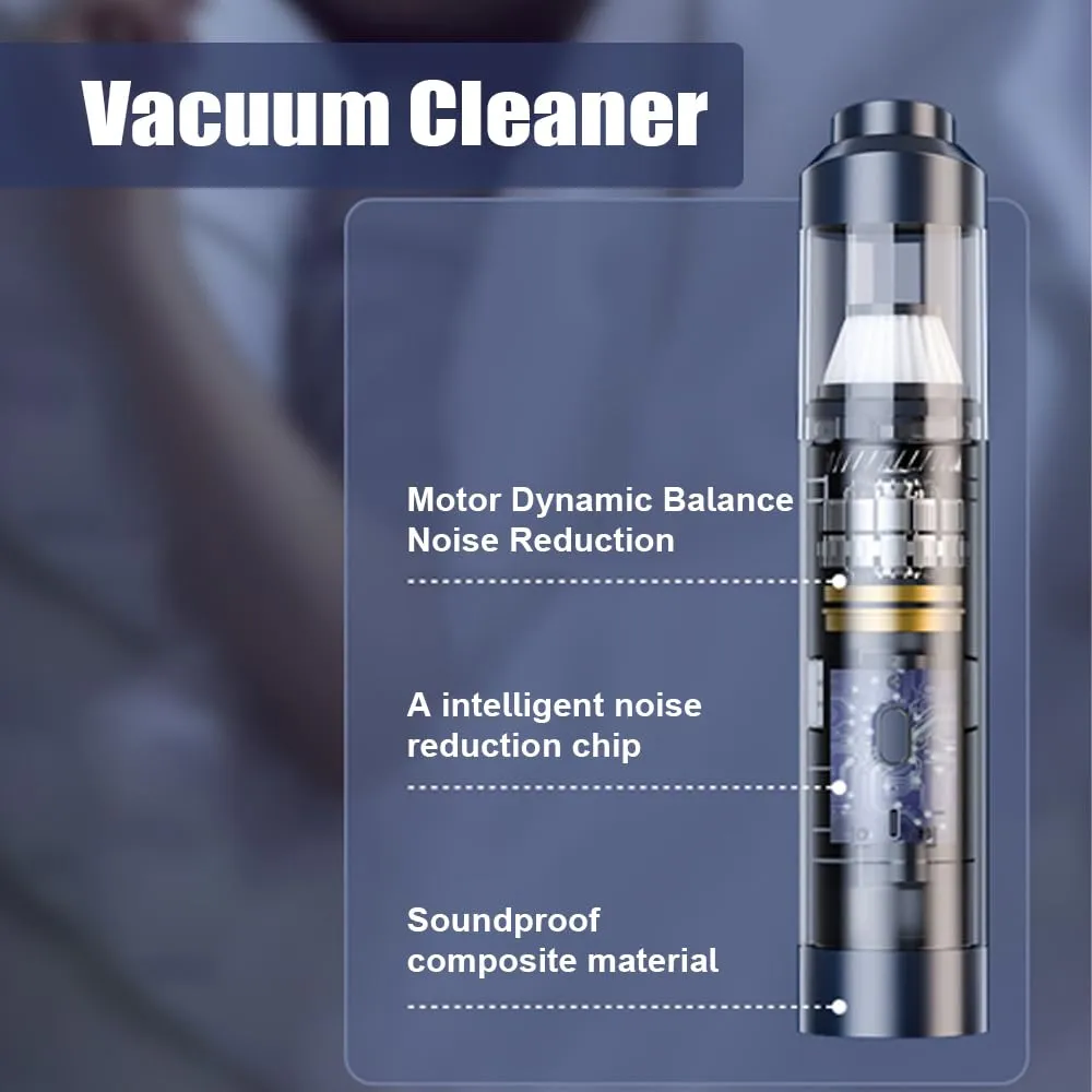 7000pa Portable Cordless Handheld Car Vacuum Cleaner Dual Use Inflation Suction Blow Suction Vacuum For Home Office Car