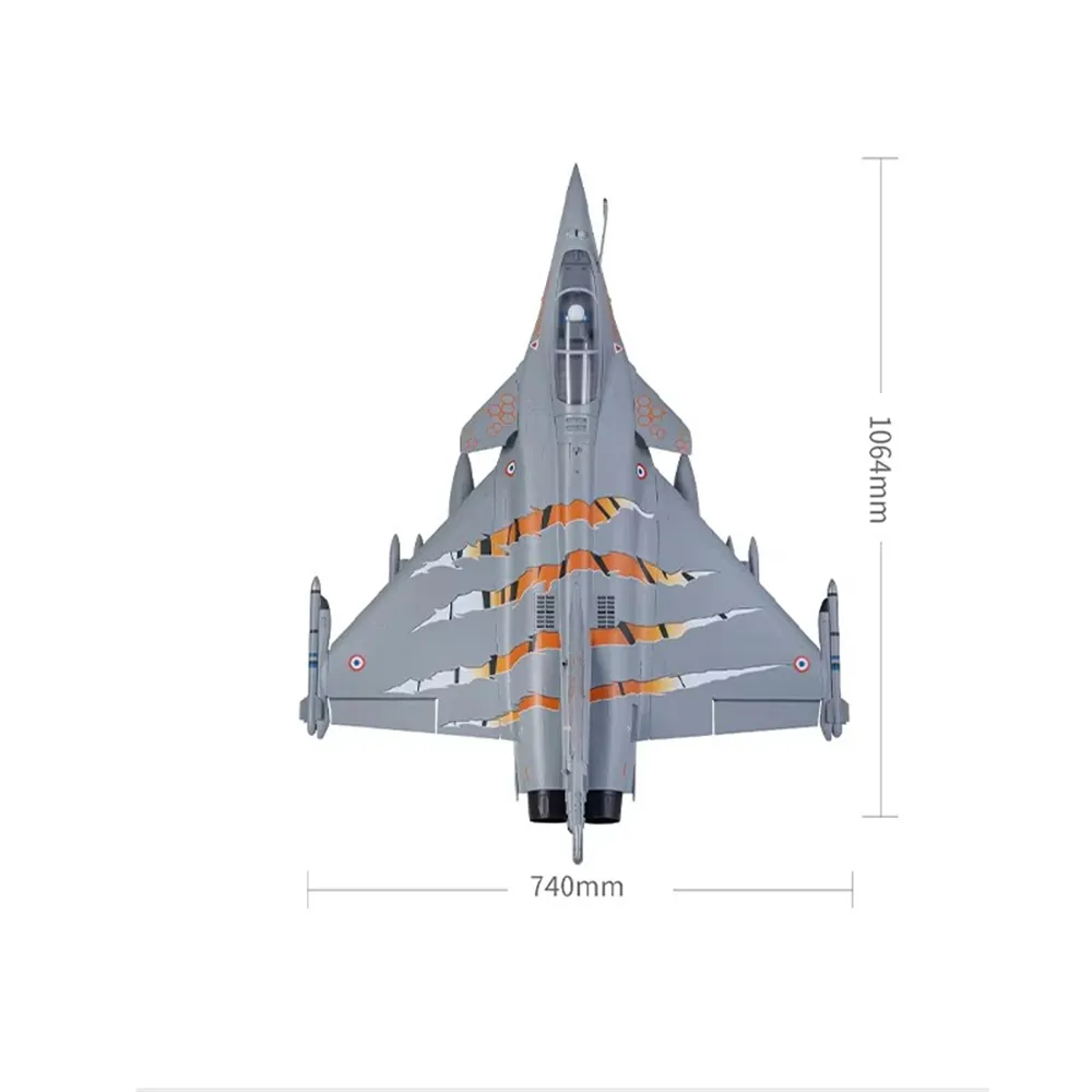 FMS EDF Jet 64mm Rafale V2 740mm Wingspan EPO RC Airplane Fixed Wing Fighter PNP With Reflex V2