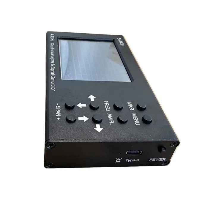 3.2-Inch Touch Screen Spectrum Analyzer 4.4G Signal Generator 45-4400 MHz Wide Frequency Range High Accuracy 600 MHz/s Fast Sweep Speed