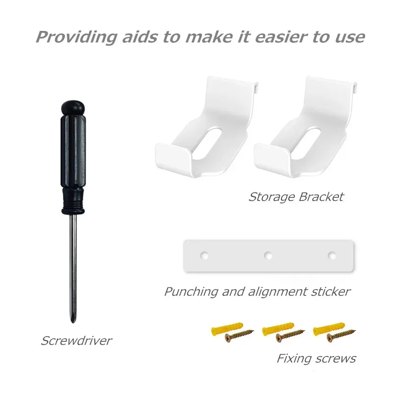 GP-536 Wall Mount Storage Stand for Playstation5 Portal Handheld Game Console Accessories PS5 Controller Storage Bracket