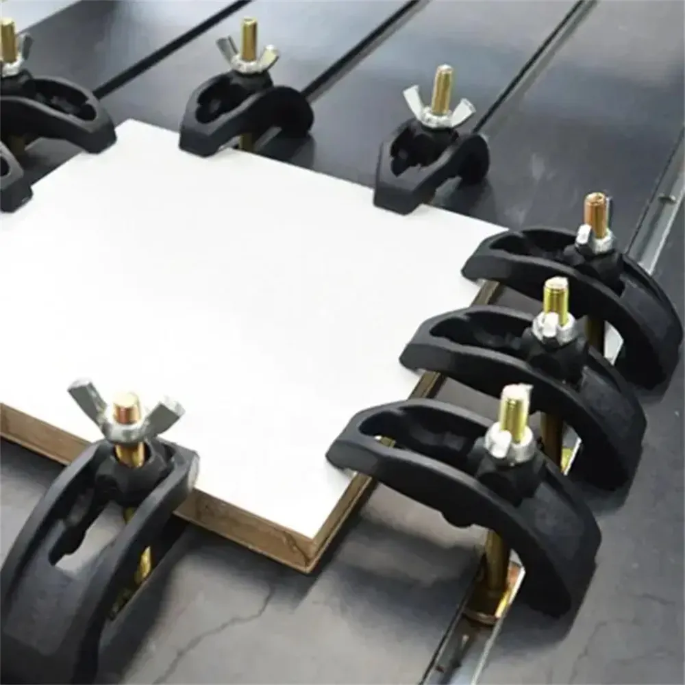 6PCS CNC Arcuate Press Plate Clamps Engraving Machine T Track Hold Down Clamps Fixture Fastening Platen Router Woodworking Accessories for Milling Machine