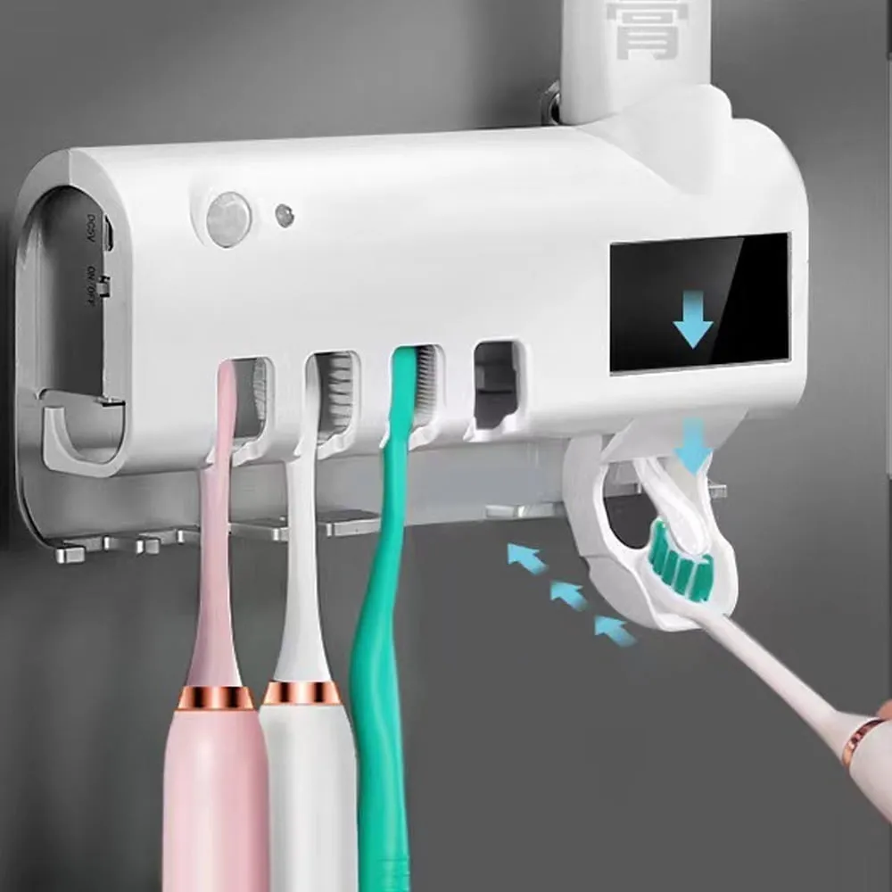 Tooth Disinfection Box Multifunctional Toothbrush Holder Disinfecting Toothbrush Holder Multifunctional Toothbrush Box Toothpaste Squeezer Toothbrush Sterilizer Tooth Disinfection Box Multifunctional Toothbrush Holder Disinfecting Toothbrush Holder Multifunctional Toothbrush Box Toothpaste Squeezer Toothbrush Sterilizer