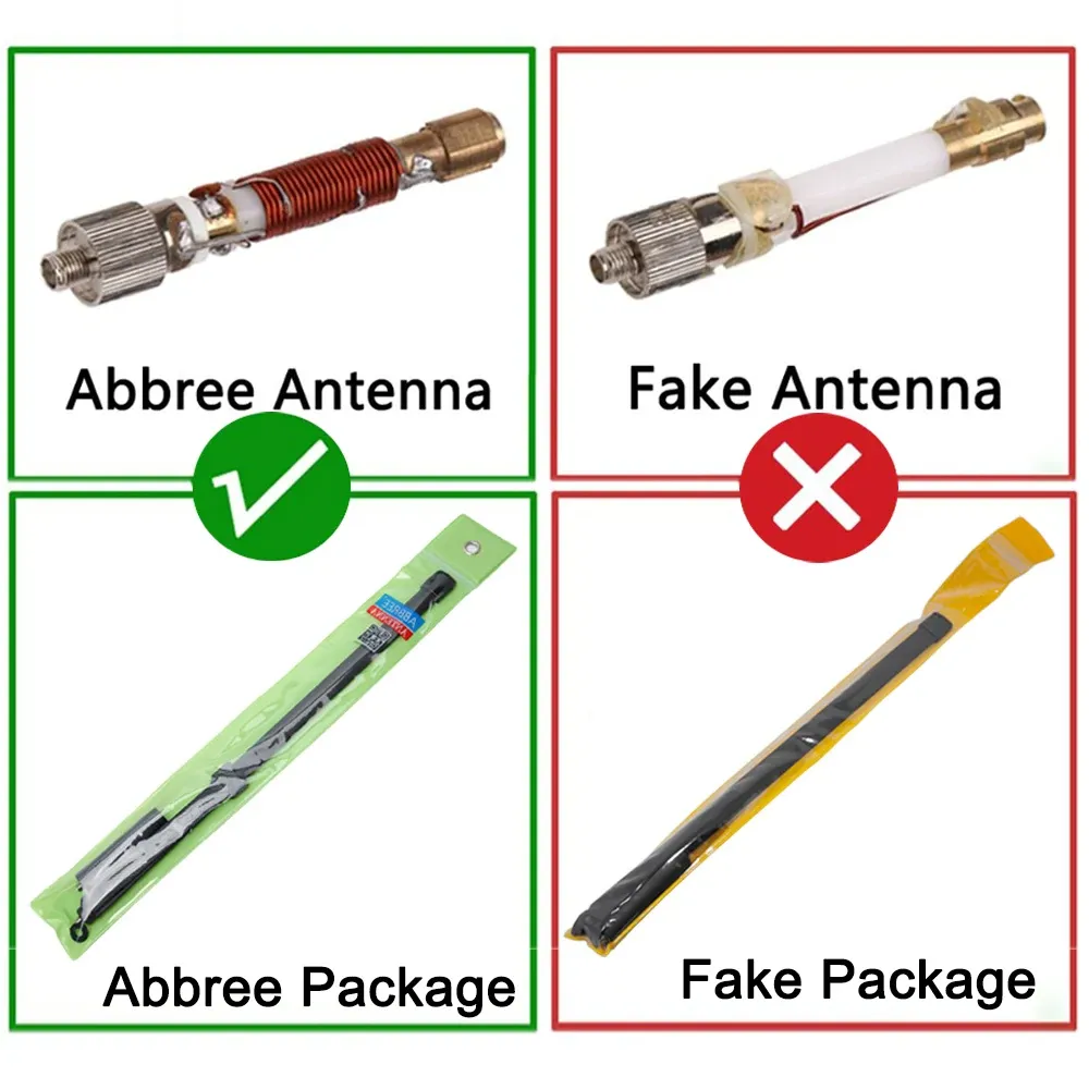 Abbree CS 戰術天線 SMA 母頭雙頻 144/430Mhz 可折疊對講機適用於寶峰 UV 5R 13 Pro 888S 泉盛 UV K5