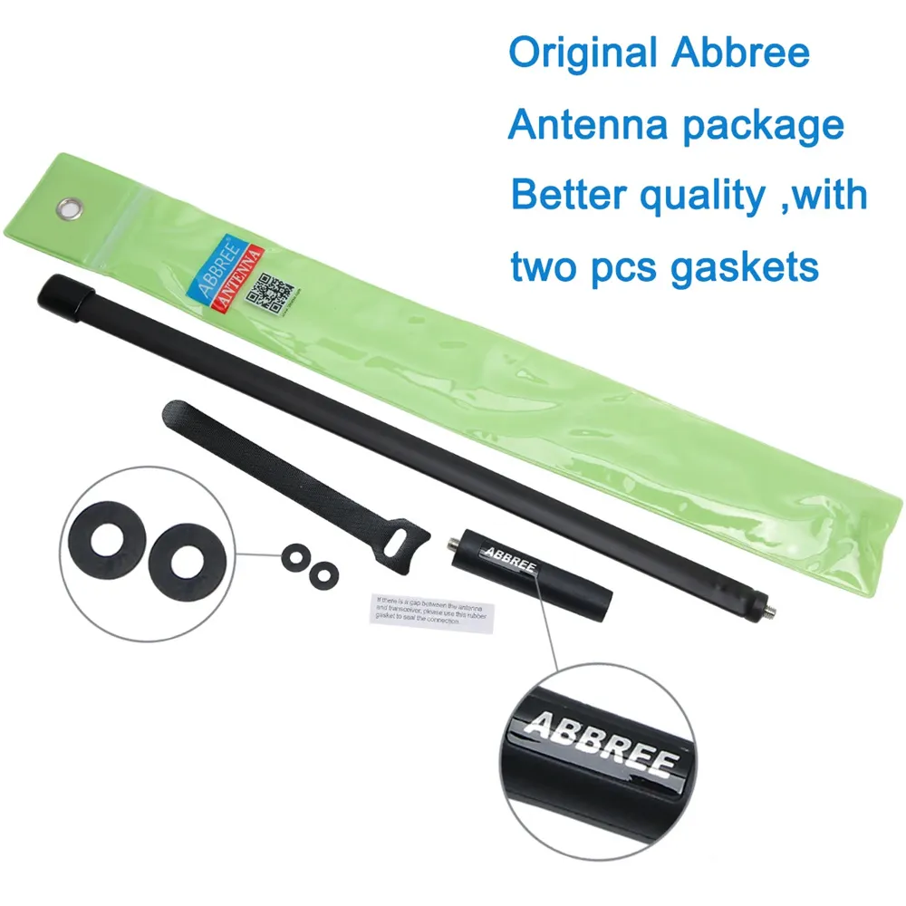 Abbree CS 戰術天線 SMA 母頭雙頻 144/430Mhz 可折疊對講機適用於寶峰 UV 5R 13 Pro 888S 泉盛 UV K5