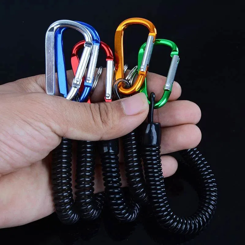 ZANLURE 5Pcs 22cm Pull Elastic With Anti-lost Hand Rope Grab Retention Elastic Cable Protection Flexible Fishing Tool
