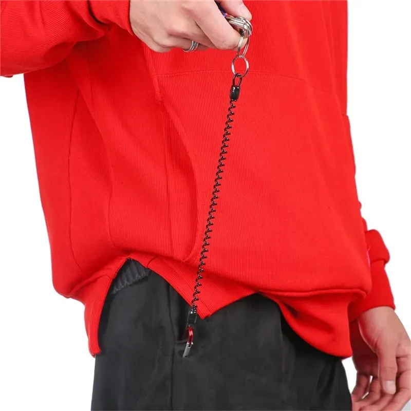 ZANLURE 5Pcs 22cm Pull Elastic With Anti-lost Hand Rope Grab Retention Elastic Cable Protection Flexible Fishing Tool