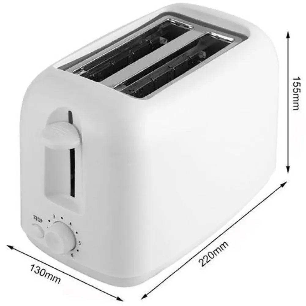 2-Slice Bread Toaster Stainless Steel Toaster Removable Smart Kitchen Toaster 2 Slice Wide Slot Vintage Toaster Removable Crumb Tray