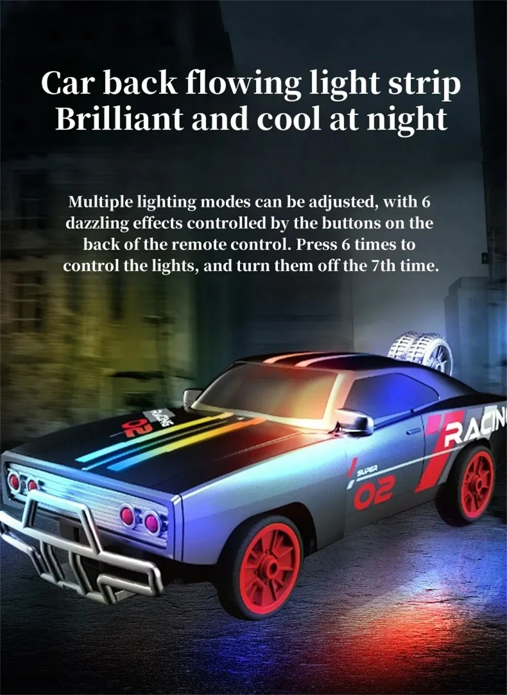 1/18 Drift RC Car 2.4G 4WD High Speed Racing Car Boy DIY Toy Speed Vehicle Model Toy