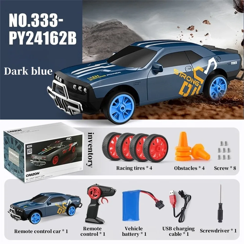 1/18 Drift RC Car 2.4G 4WD High Speed Racing Car Boy DIY Toy Speed Vehicle Model Toy