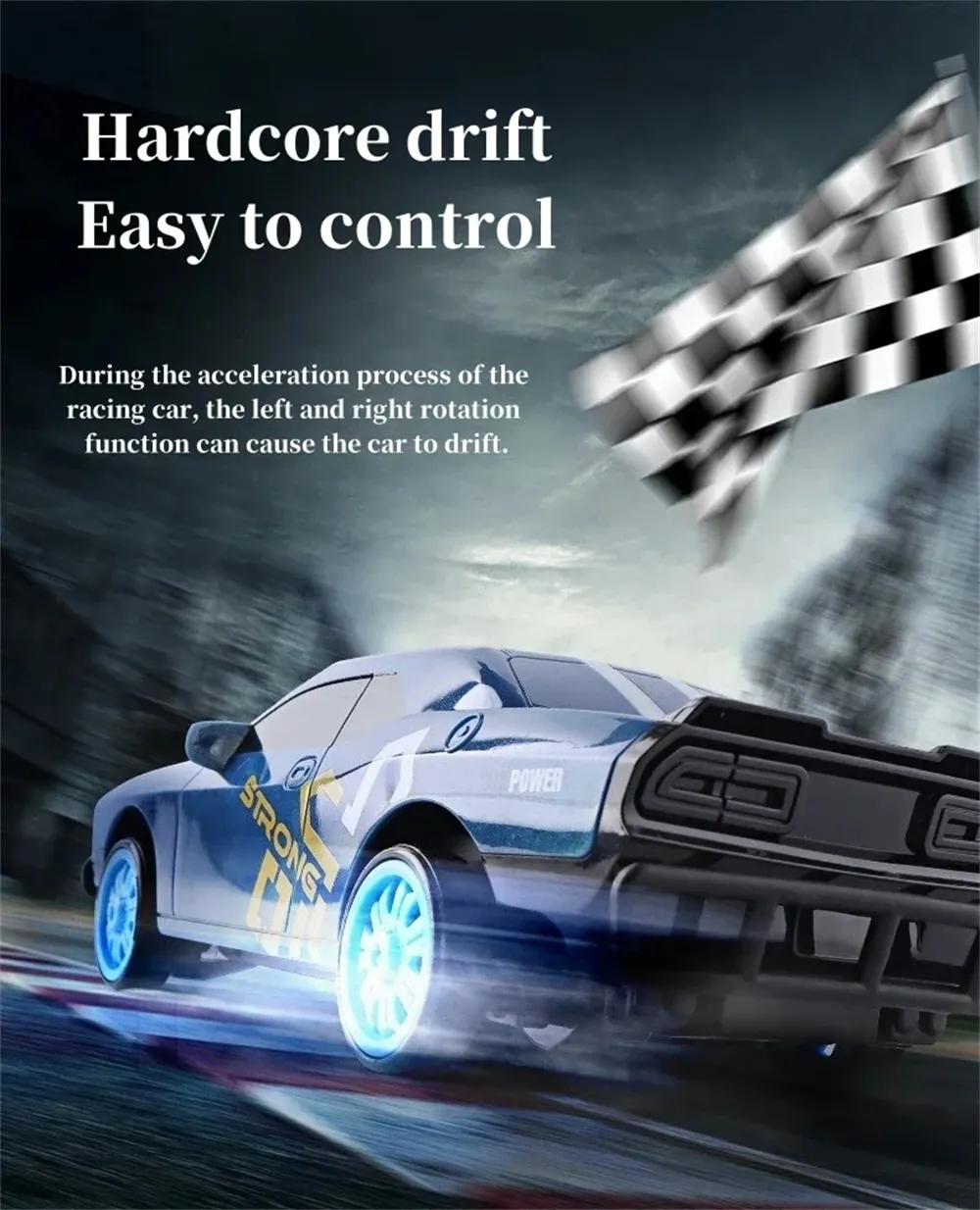 1/18 Drift RC Car 2.4G 4WD High Speed Racing Car Boy DIY Toy Speed Vehicle Model Toy