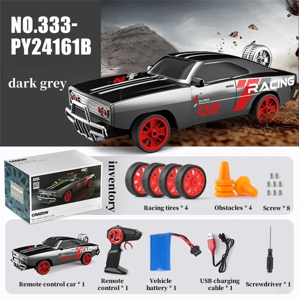 1/18 Drift RC Car 2.4G 4WD High Speed Racing Car Boy DIY Toy Speed Vehicle Model Toy