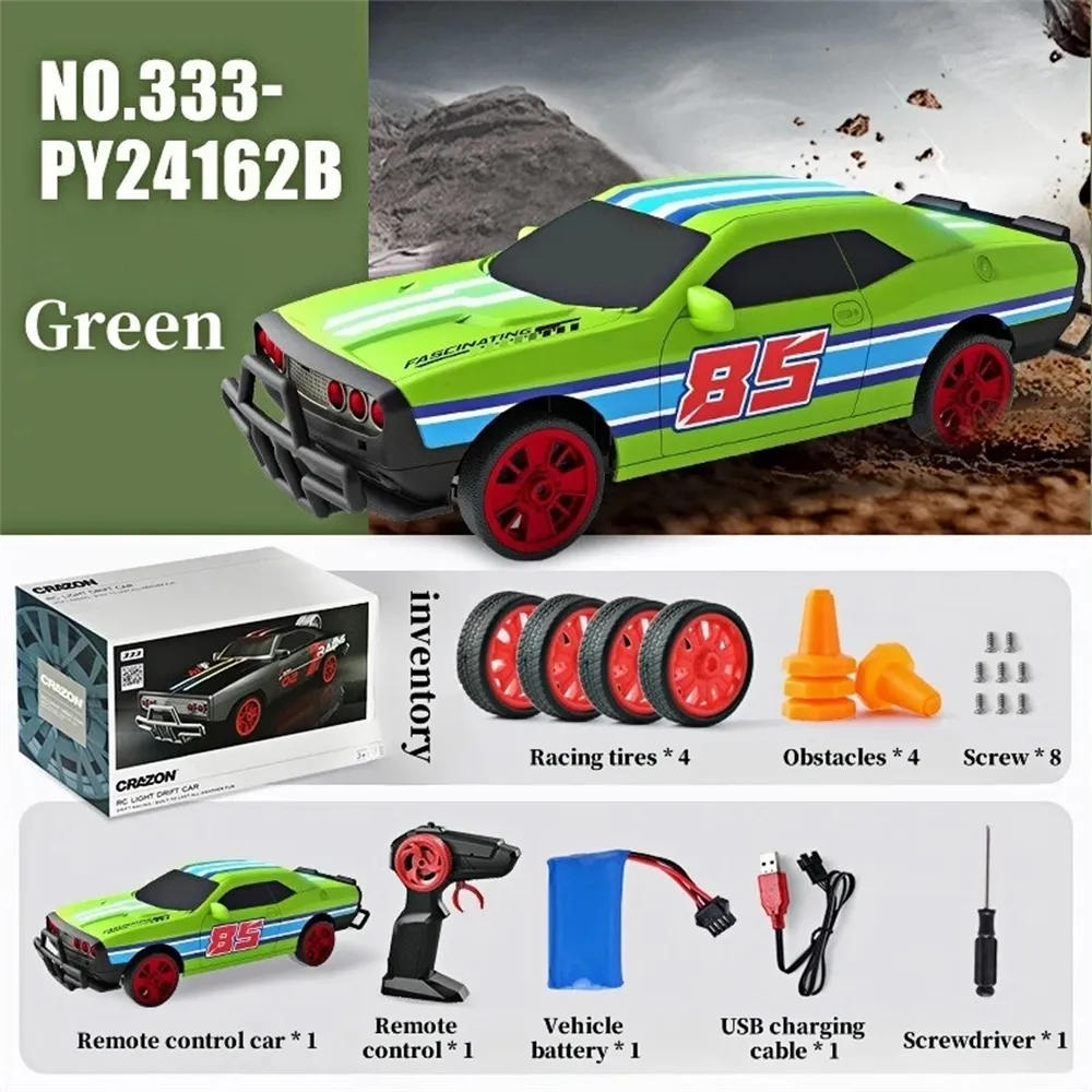 1/18 Drift RC Car 2.4G 4WD High Speed Racing Car Boy DIY Toy Speed Vehicle Model Toy