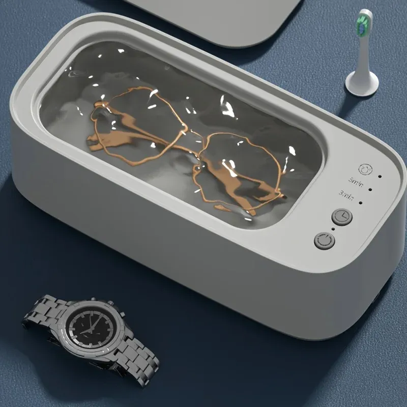 15W Power 45KHZ High Frequency Ultrasonic Multi-Function Household Cleaning Machine Three-Speed Mode Timing for Glasses Jewelry Watch
