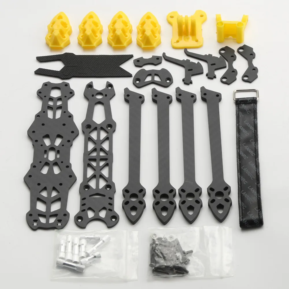 Mark4 225mm 5 Inch 3K Carbon Fiber Frame kit for FPV Freestyle RC Racing Drone with Print Parts