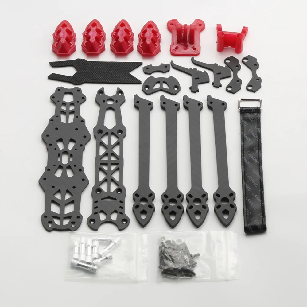 Mark4 225mm 5 Inch 3K Carbon Fiber Frame kit for FPV Freestyle RC Racing Drone with Print Parts