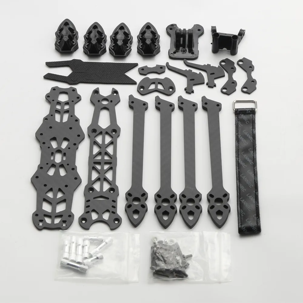 Mark4 225mm 5 Inch 3K Carbon Fiber Frame kit for FPV Freestyle RC Racing Drone with Print Parts