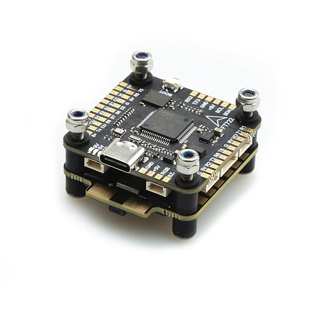 30.5mm*30.5mm TEARCKEP F722 X8 Flight Controller 5V 10V BEC Output with 60A 3-6S 4in1 BLheli_S ESC Stack Support RC 7 Inch 10 Inch FPV Freestyle Racing Drone