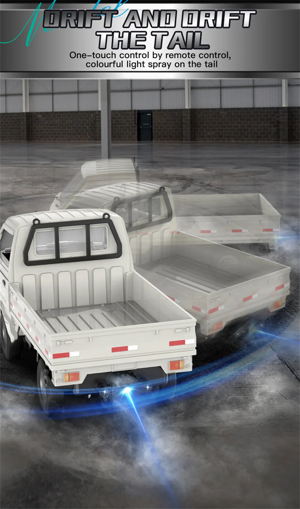 KFPLAN KF21-A/B 1/16 2.4G 2WD Van RC Car RTR for Children Toys With Spray LED Light Vehicle Model Truck KFPLAN KF21-A/B 1/16 2.4G 2WD Van RC Car RTR for Children Toys With Spray LED Light Vehicle Model Truck