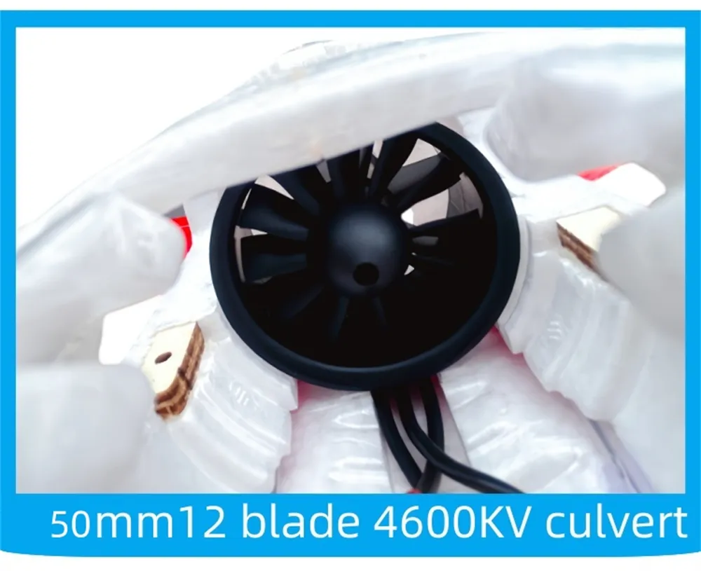 KPQRC Viper 800 mm Spannweite 50 mm 12 Rotorblätter Impeller EDF Jet RC Flugzeug KIT/PNP