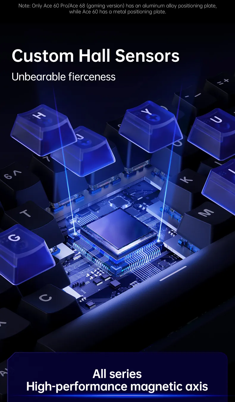 MCHOSE Ace 68 Magnetic Switch Mechanical Keyboard 60% Layout 68 Keys RGB Hot Swap 8K Polling Rate E-sports Version USB Wired Gaming Keyboards MCHOSE Ace 68 Magnetic Switch Mechanical Keyboard 60% Layout 68 Keys RGB Hot Swap 8K Polling Rate E-sports Version USB Wired Gaming Keyboards