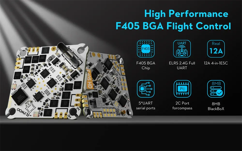 Flywoo FlyLens 85 HD O4 / O4 PRO 2S 2 Inch Brushless Whoop FPV Racing Drone BNF with GOKU F405 HD Digital System