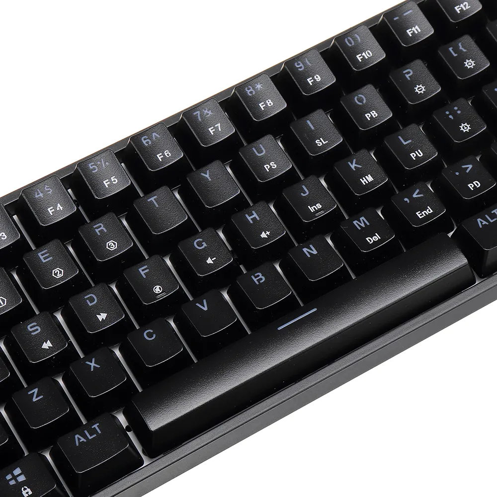 SKYLOONG GK61 Mechanical Keyboard 61 Keys Hot Swappable Gateron Optical Switch RGB Type-C Wired Programmable 60% Layout Gaming Keyboard