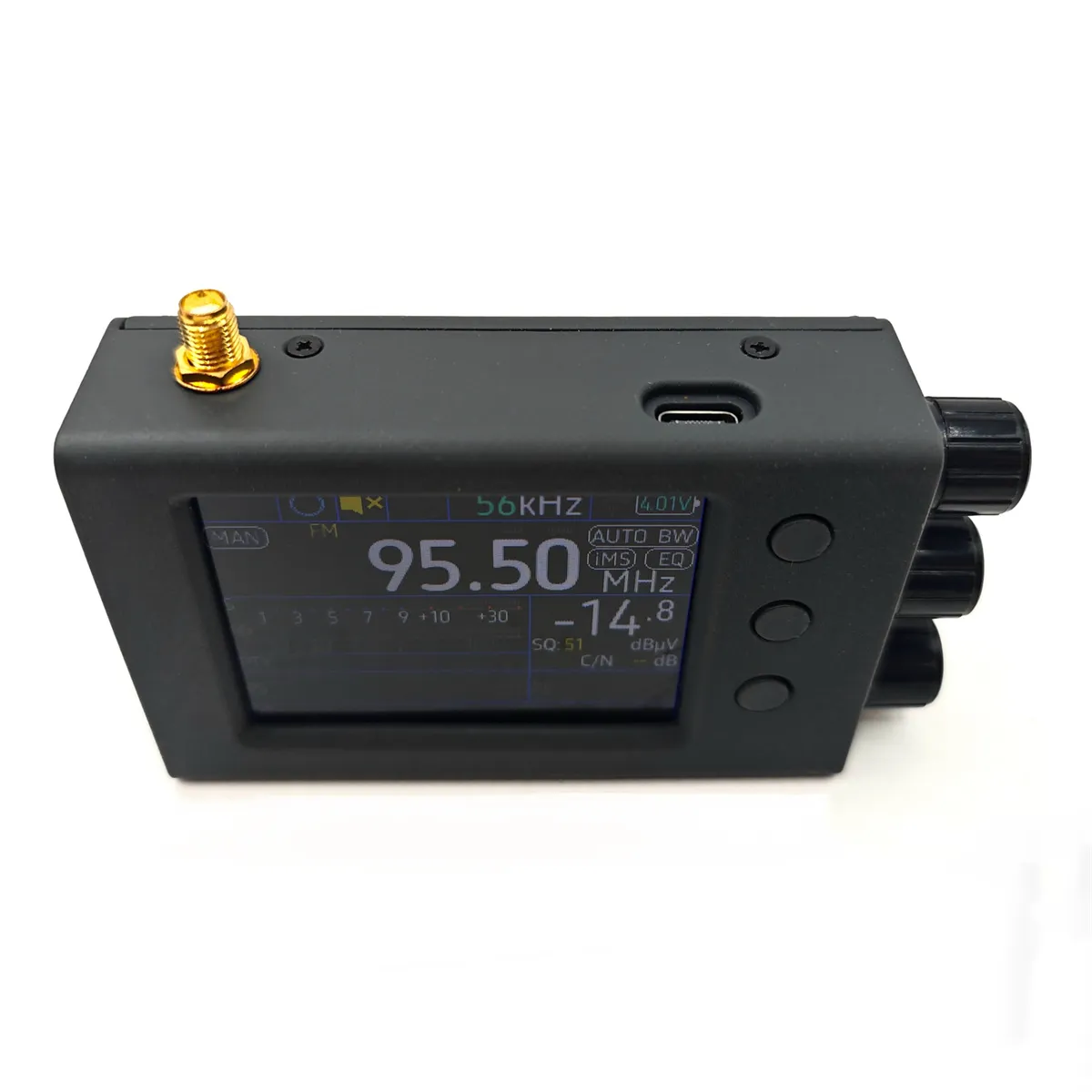 TEF6686 64-108MHZ Portable Full Band Radio Receiver AM/FM/SW/MW/LW/RDS with 2.8 inch Screen