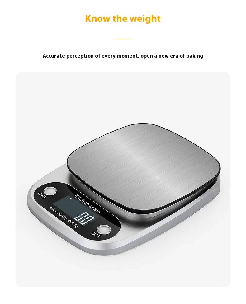 Household Kitchen Scale Baking Precision Food Scale Gram Weight 0.1g Small Table Scale Tea Scale High Precision Electronic Scale