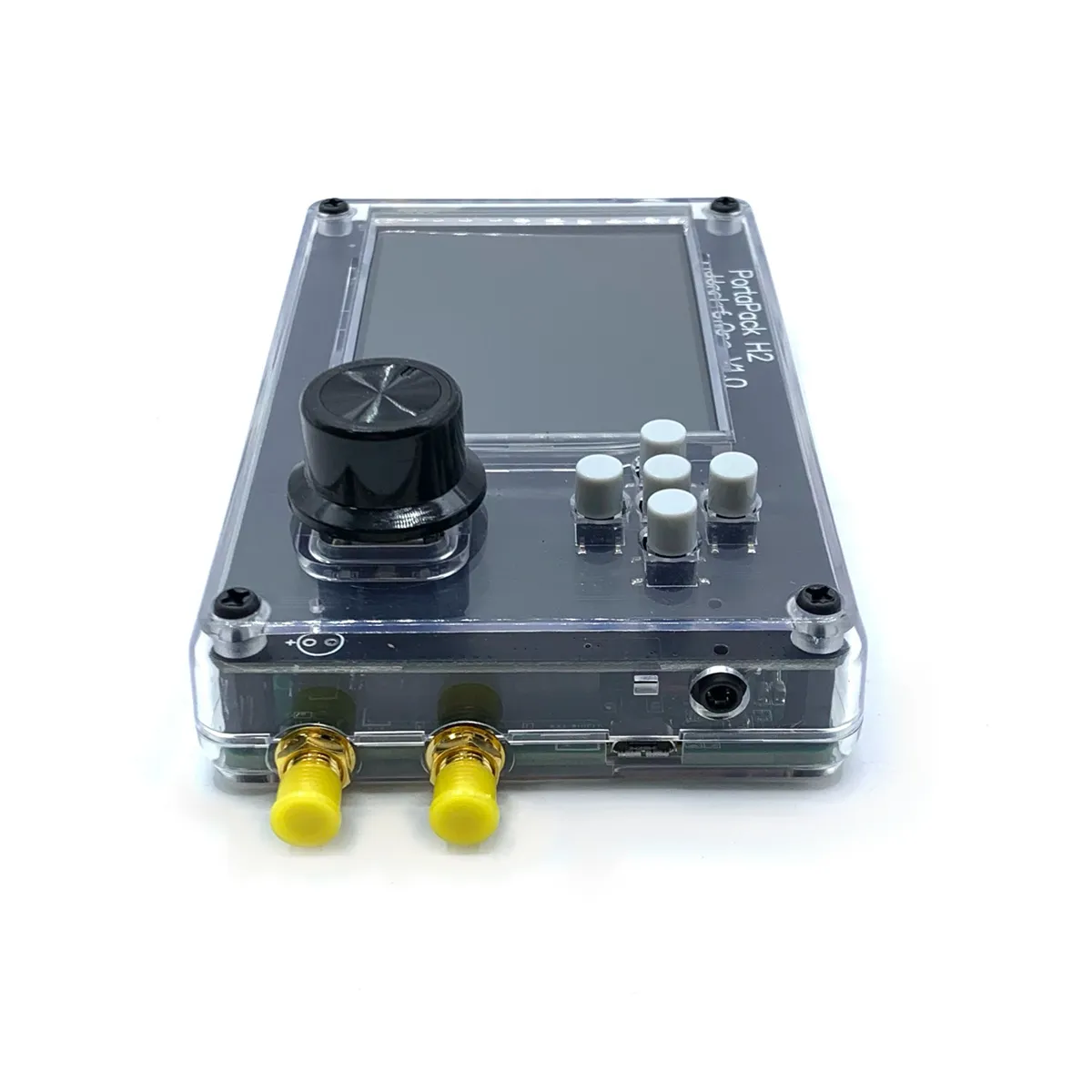 Radio HACKRF ONE H2 R9 SDR con PortaPack migliorato e custodia in plastica trasparente con touch screen