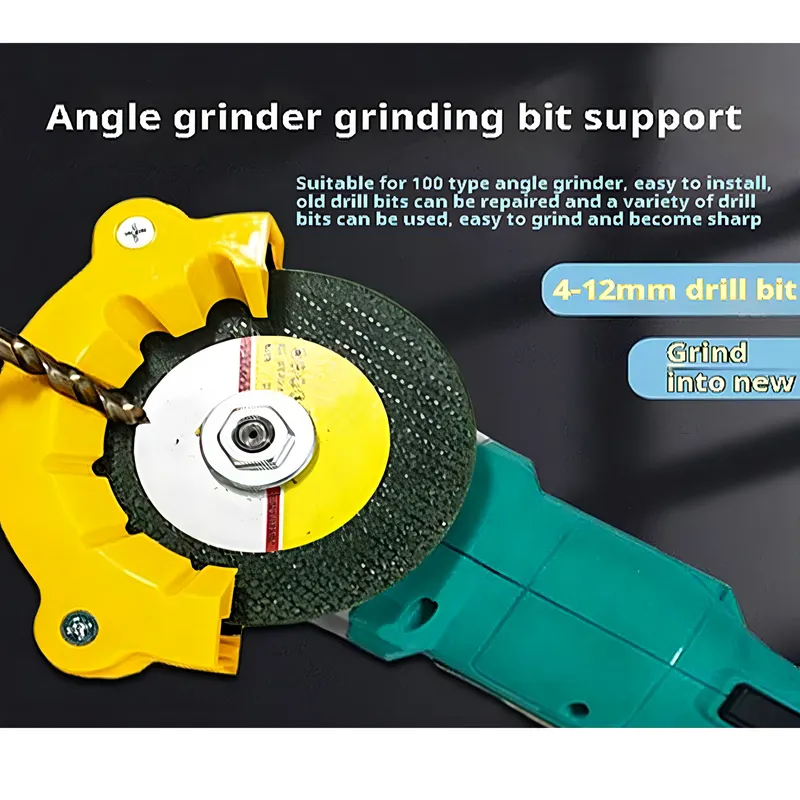 Multipurpose Electric Drill Bit Grinding Sharpener Polishing Grinding Tool Powered Tool Parts Applicable Angle Grinder 4-12mm
