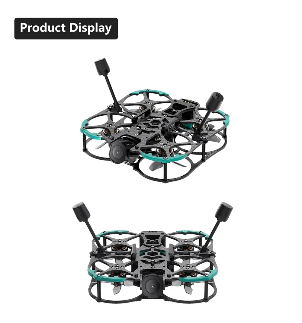 Sub250 Huma20 HD O4 Pro 95mm 2 Inch 4S CineWhoop RC FPV Racing Drone PNP BNF with Redfox A3 45A FC Digital System