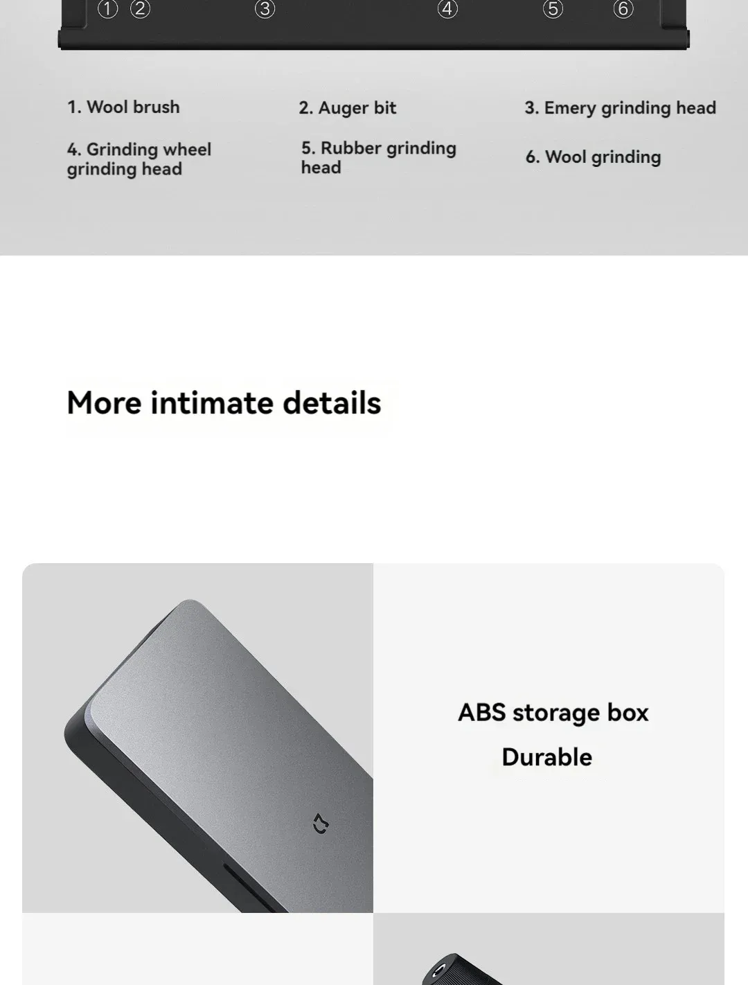 XIAOMI Mijia Electric Engraving Pen Set Mini Drill Grinder Variable Speed Rotary Engraving Machine Angle Grinder Household Hand Tools