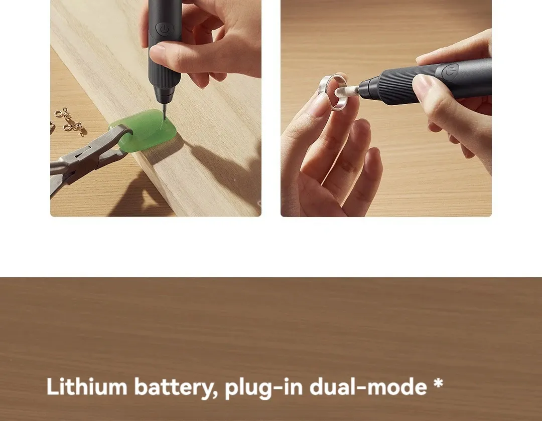 XIAOMI Mijia Electric Engraving Pen Set Mini Drill Grinder Variable Speed Rotary Engraving Machine Angle Grinder Household Hand Tools