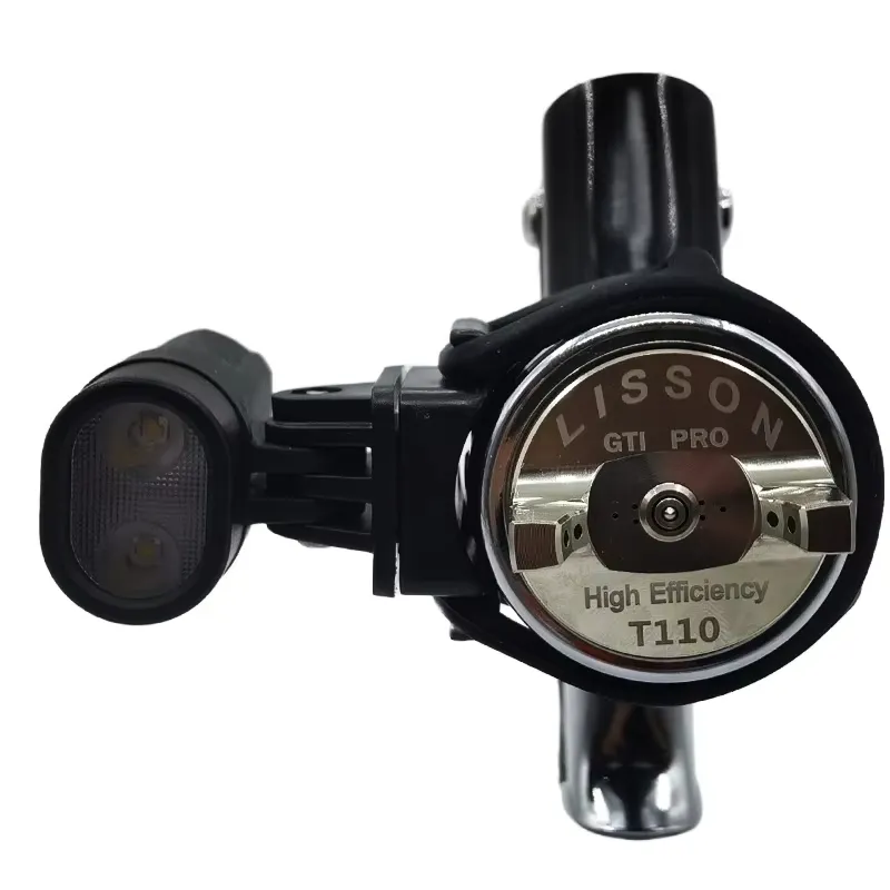 Universal Spray Gun Light Adjustable Lighting Fit Most Spray Gun For Night Work Airbrush Paint Fill Light